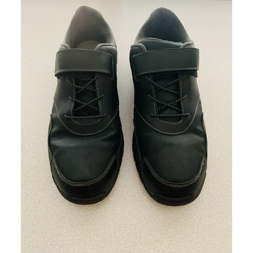 Anodyne Mens Casual Sneakers No 38 Black Size 12 XW Sport Walker Shoes - Picture 3 of 12